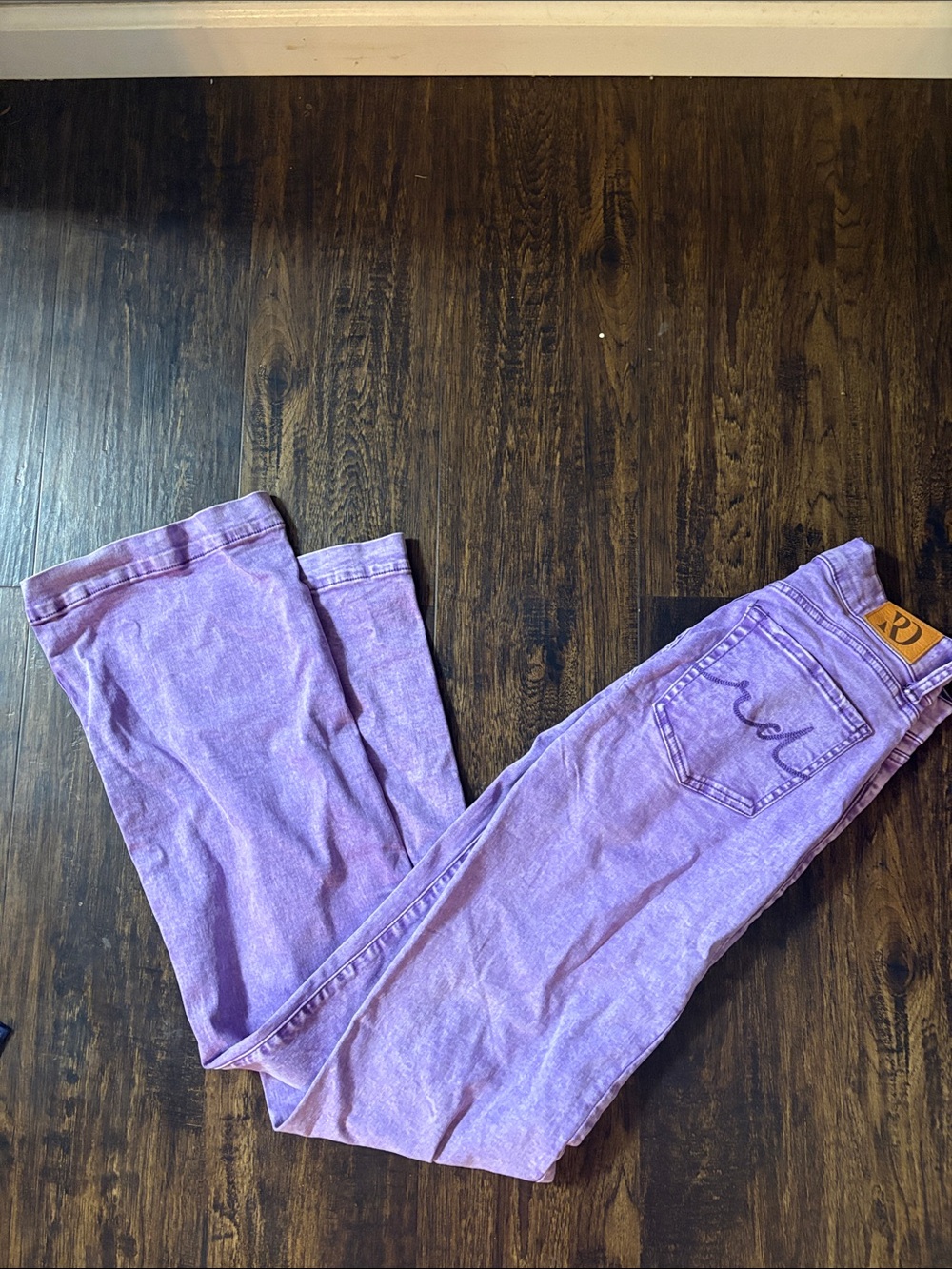 Ranch Dress'n purple jeans